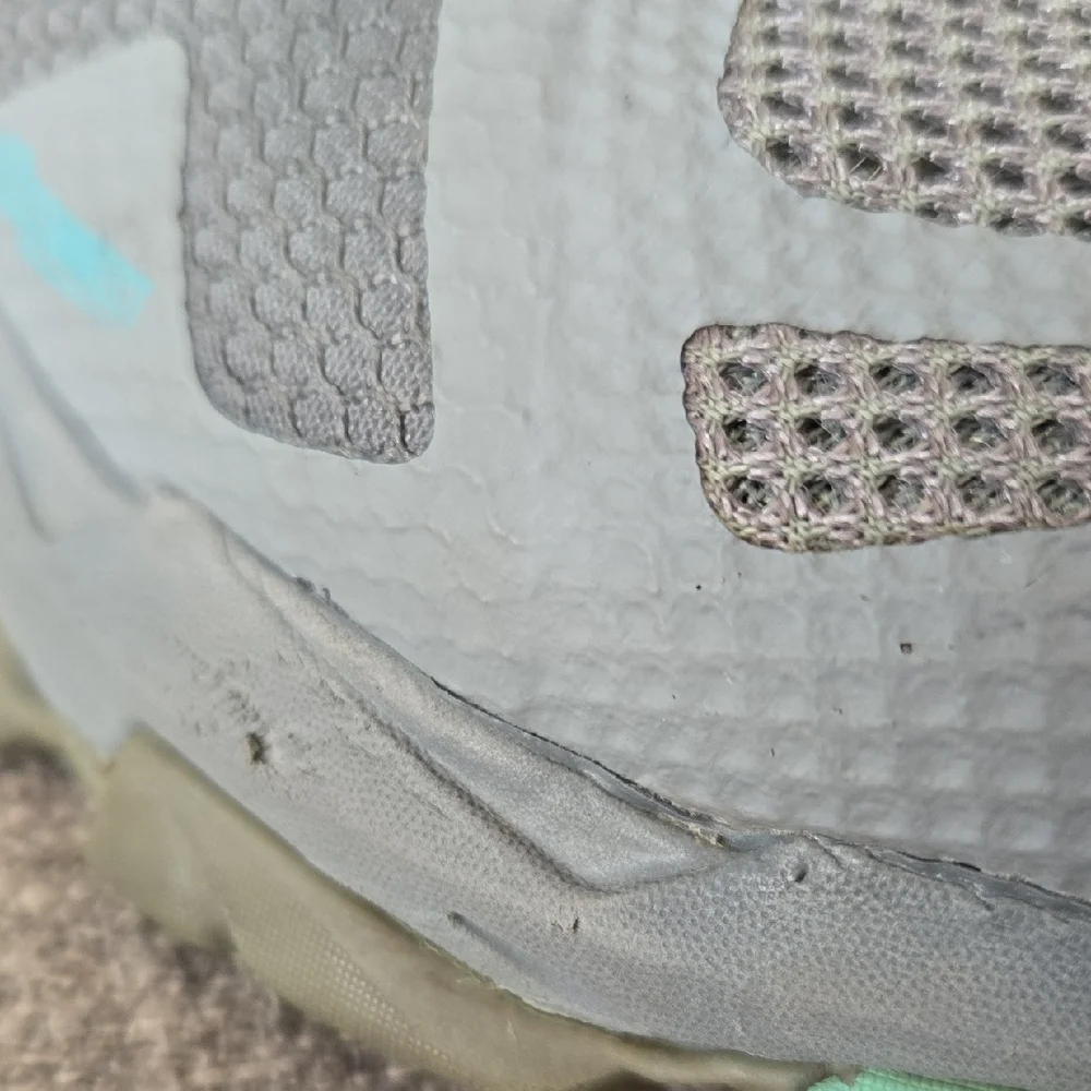 Merrell MQM Flex Women's Size 10 Gray/Teal Hiking Outdoor Athletic Lace-up Shoes